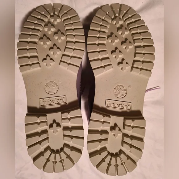 Timberland Ladies 6 Inch Grey And Purple Waterproof Boots Size UK 8 - Picture 7 of 11